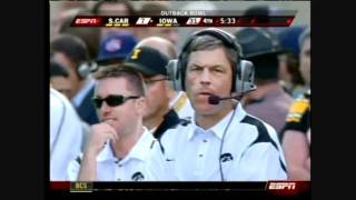 2009 Outback Bowl  Iowa vs South Carolina Highlights [upl. by Williamsen447]