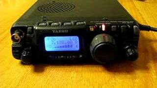 FT817 QRP DX QSO Ontario Canada to Cuba Yaesu FT817 [upl. by Cullie]