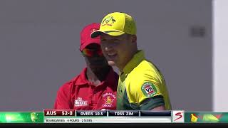 Zimbabwe vs Australia ODI Tri Series 2014 Match 1  cricket cricketlover crickethighlights [upl. by Nerita]