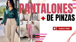 LOOKS PANTALONES DE PINZAS QUE DEBES DE COMENZAR A CREAR💖 [upl. by Rhiamon]