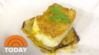 Chilean Sea Bass With Orange Marmalade For The Holidays  TODAY [upl. by Nirat386]