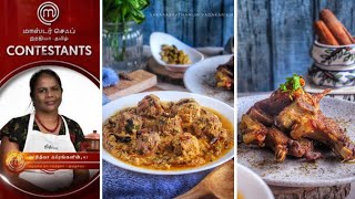 Kashmiri goshtaba Lamb chop Tabak maaz Mastercheftamil final episode drnithya titlewinner recipe [upl. by Nortyad]