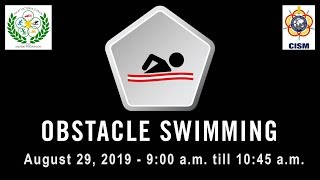 OBSTACLE SWIM  Livestream INTERNATIONAL CHAMPIONSHIP MILITARY PENTATHLON [upl. by Ardnod]