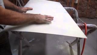 How to repair body panels using filler bondo and prep for paint Part 2 [upl. by Det]