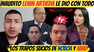 Lenin Artieda le dio con todo a Verónica Abad binomio de Daniel Noboa “Privatizar todo”  Luisa [upl. by Nnyllaf]