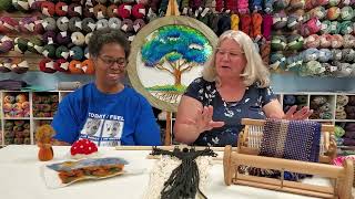 Jeannine and Regina chat it up and talk about the benefits of crafting [upl. by Ahsemrak892]