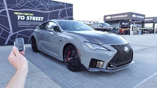 2024 Lexus RCF Track Edition Start Up Exhaust Walkaround Test Drive and Review [upl. by Inattyrb]