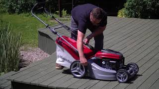 Mountfield SP535HW Power Driven Petrol Lawnmower Honda Engine [upl. by Nolaf]