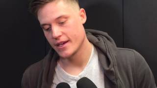 Bostons Jonas Jerebko on his big shot dustup with Love [upl. by Nostets210]