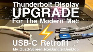 Thunderbolt Display USBC Retrofit for Modern Macs [upl. by Adnilrev]