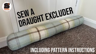 Sew your own DRAUGHT EXCLUDER or bolster cushion Pattern instructions included [upl. by Biles132]