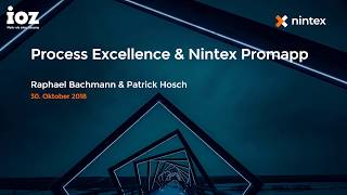 Webinar Process Excellence und Nintex Promapp 30102018 [upl. by Haduhey]