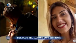 Stirile Kanal D  Roxana Ghita marturii dupa eliminare quotAndrei mia spus ca ne vedem la Londraquot [upl. by Sherer]