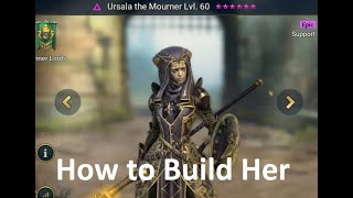 Ursala the Mourner  How to Build Her Raid Shadow Legends [upl. by Sualk]