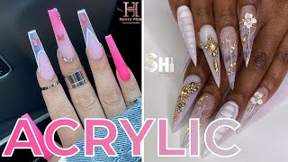 ✨210✨Amazingly Beautiful Acrylic Nail Art Designs Compilation 💅 [upl. by Seel502]