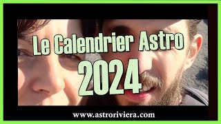 Calendrier astrologique 2024 présentation [upl. by Aihtniroc]