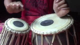 Tabla TutorialLesson for BeginnersPart 08DHA TERE KETE [upl. by Malarkey]