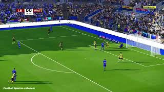 Leicester vs Watford 20 Highlights Goals  EFL Championship 2324  Football Simulation PES 21 [upl. by Yecats489]