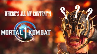 So Whats Up With The Content In MK1  Mortal Kombat 1 [upl. by Nyrok]