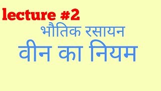 Weins displacement law in Hindi  वीन का विस्थापन नियम [upl. by Tamas]