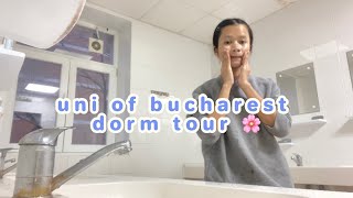 student dormitory tour  romania  university of bucharest  erasmus life [upl. by Hernandez255]