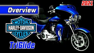 2021 Harley Davidson CVO Tri Glide Overview  Motorcycle USA [upl. by Maude]