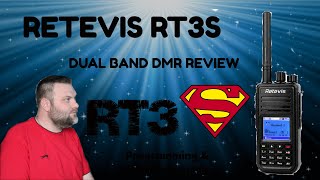 Retevis RT3S Dual Band DMR amp FM HT Radio Full Review Programming guide firmware update [upl. by Harv998]