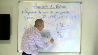 Propriedades da radiciação Matemática  Aula 45 [upl. by Eelah]