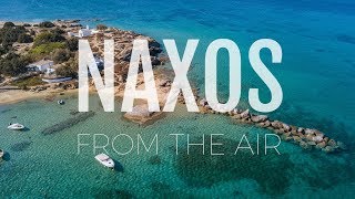 Naxos  Greece trip to the Cyclades Naxos guide from the air [upl. by Acinemod]