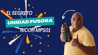 Como retirar la Unidad FUSORA fotocopiadora Ricoh Mp501 [upl. by Chiquia]