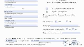 Learn How to Fill the Motion for Summary Judgment Form [upl. by Hussein61]