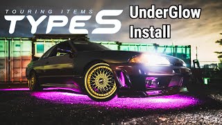 Type S UnderGlow Exterior LED Install smart lighting kit under glow [upl. by Mcnamara832]