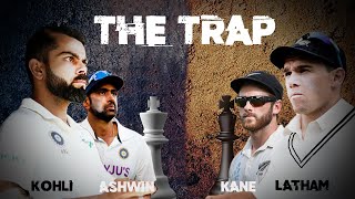 The trap that toppled the new Zealand wall  India vs New Zealand  Kohli amp Latham  Cricket Tactics [upl. by Adirahs]