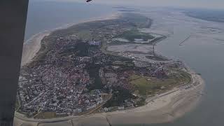 Rundflug mit OFD über Borkum 1872022 [upl. by Daenis]