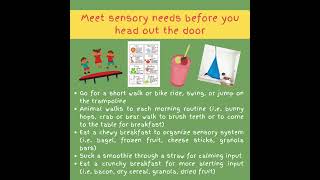 Back to School How To Meet Your Childs Sensory Needs [upl. by Liagaba]