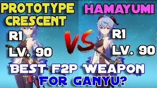 Ganyu  Skyward Harp vs Prototype Crescent R4 Genshin Impact [upl. by Ming339]