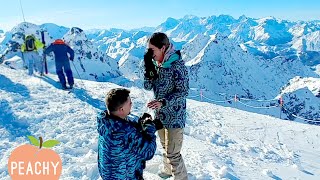 Will You Marry Me 😍 Cute and Funny Proposal Videos  1 Hour Engagement Moments  Peachy [upl. by Xila375]