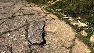 Keates Quarry Spyway Dinosaur Footprints [upl. by Anauqahc]