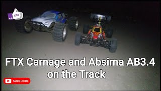 FTX Carnage and Absima AB34 on the Track [upl. by Ardehs]