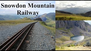 SNOWDON MOUNTAIN RAILWAY I CLOGWYN STATION DIESEL TRAIN TRIP [upl. by Yarod]