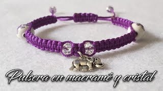 COMO HACER ESTA PULSERA DE HILO MUY FEMENINA Y COQUETA  TUTORIAL DIY 2019 [upl. by Belamy]