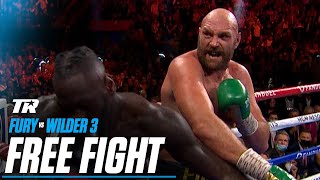 Tyson Fury vs Deontay Wilder 3  FREE FIGHT  2021 FIGHT OF THE YEAR  Fury Returns Dec 3 ESPN [upl. by Janetta]