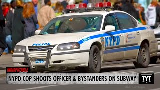 Cop Shoots Officer Bystanders On Subway Over Skipped Fare [upl. by Edwina]