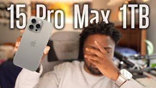 Why Im Buying the iPhone 15 Pro Max 1TB [upl. by Nnaycnan671]