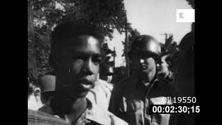 1950s USA Little Rock High School Desegregation Protest [upl. by Standley733]