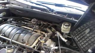 2006 Buick Lucerne Northstar engine water pump removal [upl. by Ecnahc]