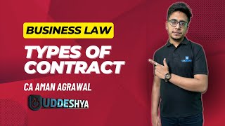 TYPES OF CONTRACT  Business law [upl. by Razal]