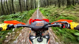 KTM EXC 150 OFF ROAD TEST WITH UPGRADES [upl. by Latsryc308]