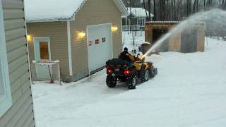 Kimpex Snowblower Honda Foreman [upl. by Pfeifer]