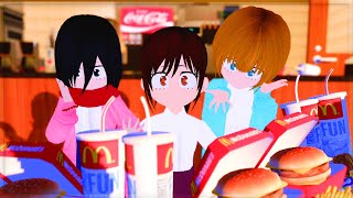 Baby Sasha goes to McDonalds AOT VR [upl. by Selima]